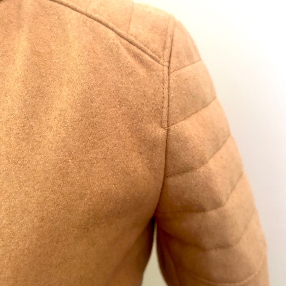 Gap Wool  Quilted Moto Jacket Size Small - Picture 3 of 8